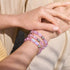 Lavender | .925 Sterling Silver | Mermaid Glass Pebble Bracelet